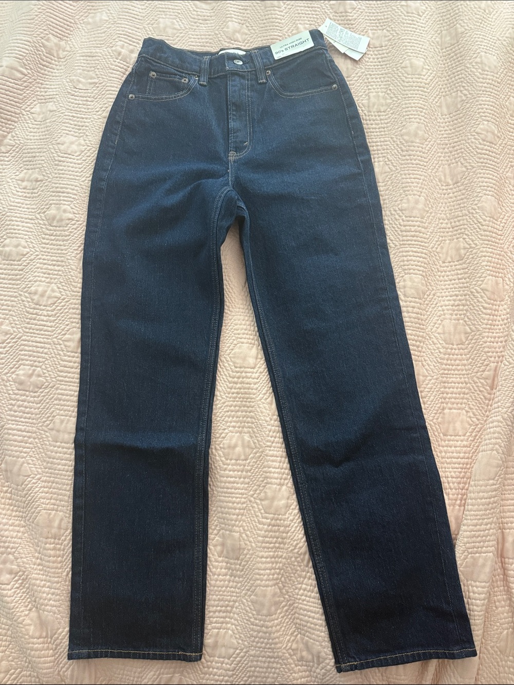 Abercrombie & Fitch Indigo Straight-Leg Jeans